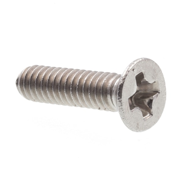 Prime-Line Machine Screw, Metric, Flat Head, Phillip Drive M2-0.4 X 8MM A2-70 Stainless Steel 10PK 9120618 - main